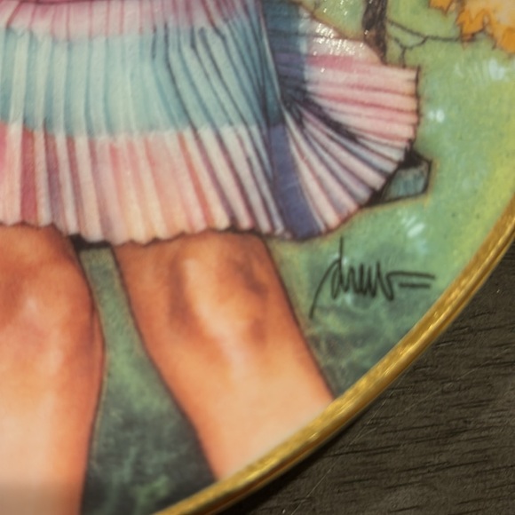 {Franklin Mint} Little Rascal Decorative Plate, "Stuck On You" Limited Edition - Picture 2 of 4